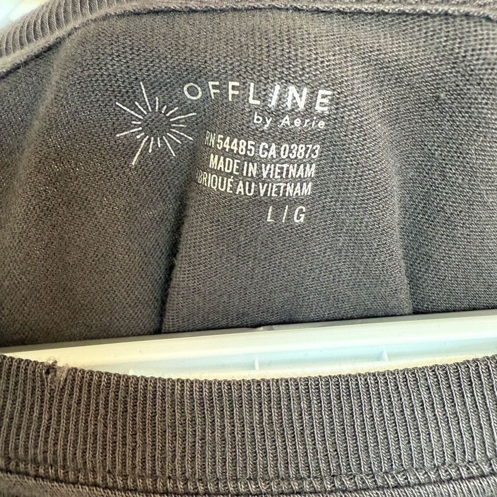 Offline by Aerie Long Sleeve Crop Top Large - Picture 4 of 4